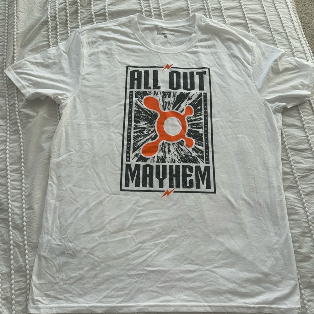 Never worn All Out Mayhem shirt unisex 2023